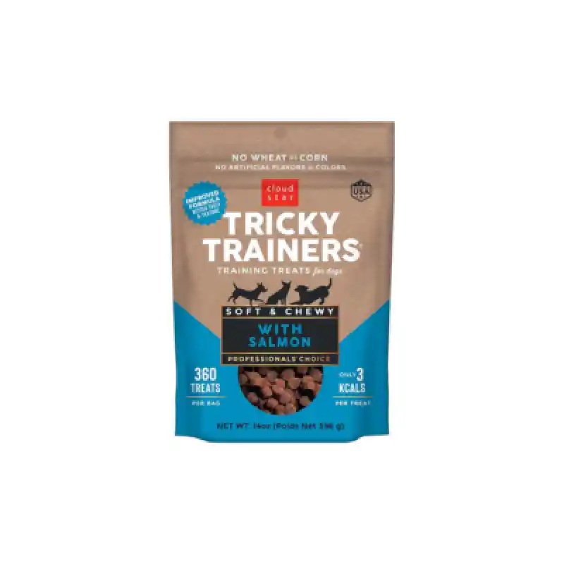 Chewy Tricky Trainers Salmon Dog Treats 14 oz