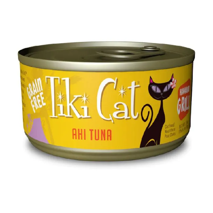 Tiki Cat Hawaiian Grill Grain Free Ahi Tuna Canned Cat Food 2.8-oz
