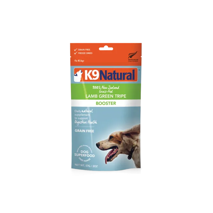 K9 Natural Dog Fd Lamb Green Tripe Booster 7-oz