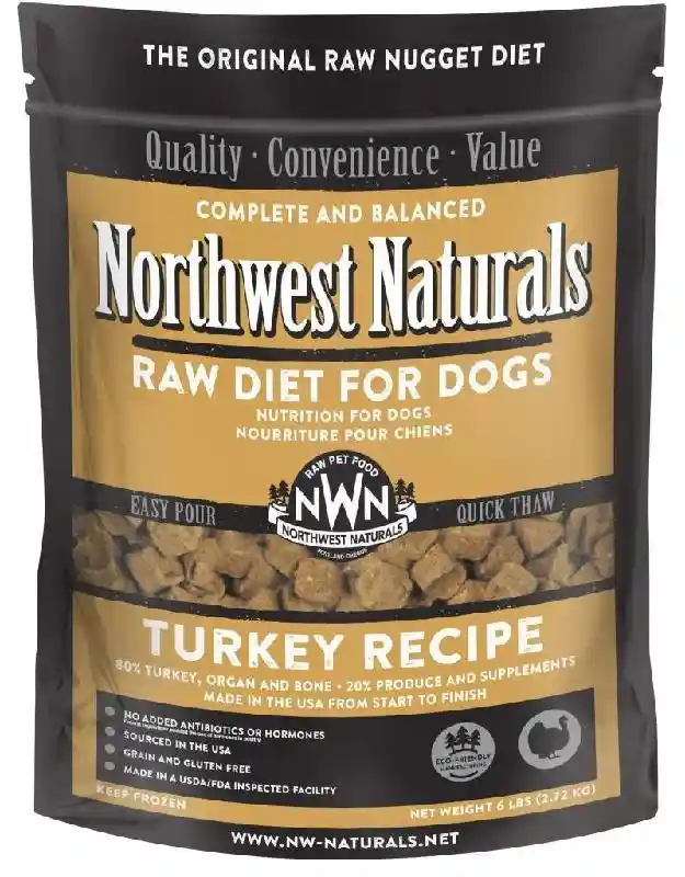 Northwest Frozen Turkey Dinner Nuggets Bag 6 Lb