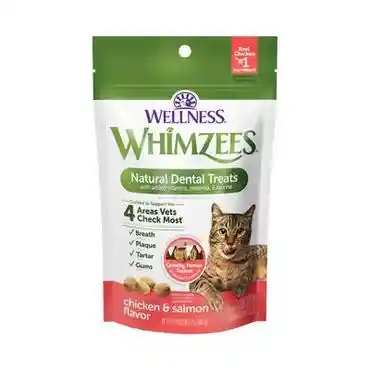 Whimzes Cat Dental Treats Chicken Salmon 2oz