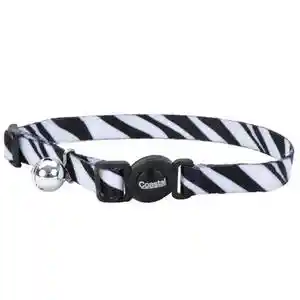 Adjustable Breakaway Collar - Zebra 3/8" X 8" 12"