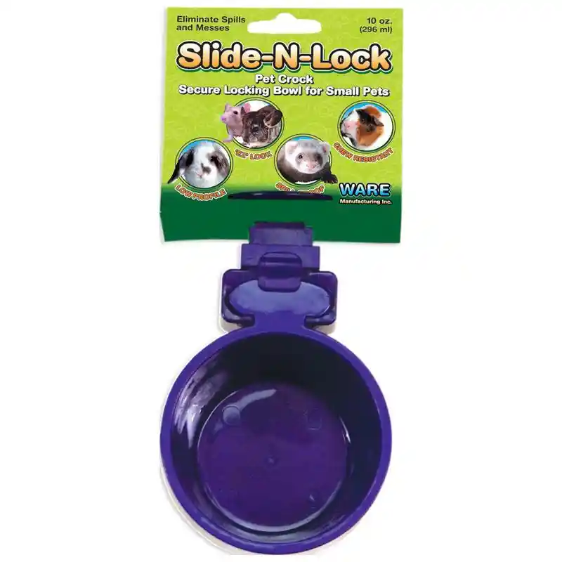 Slide-N-Lock Pet Crock 10oz