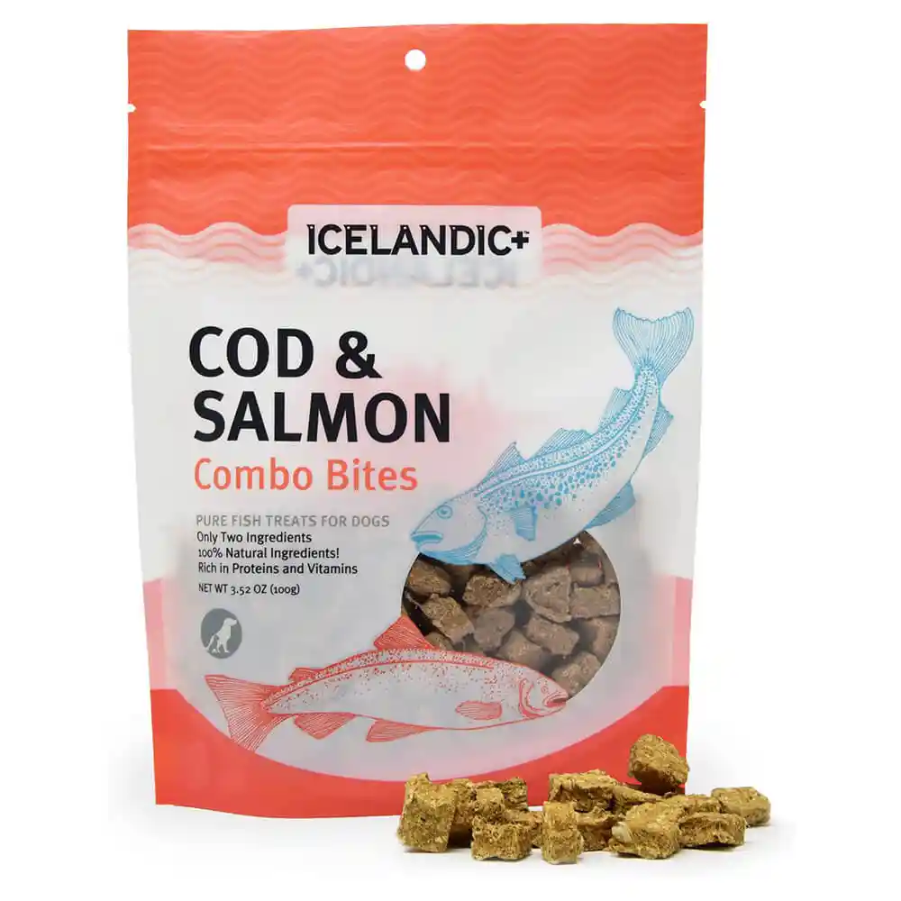 Icelandic Plus Fish Treat Cod & Salmon Combo Bites
