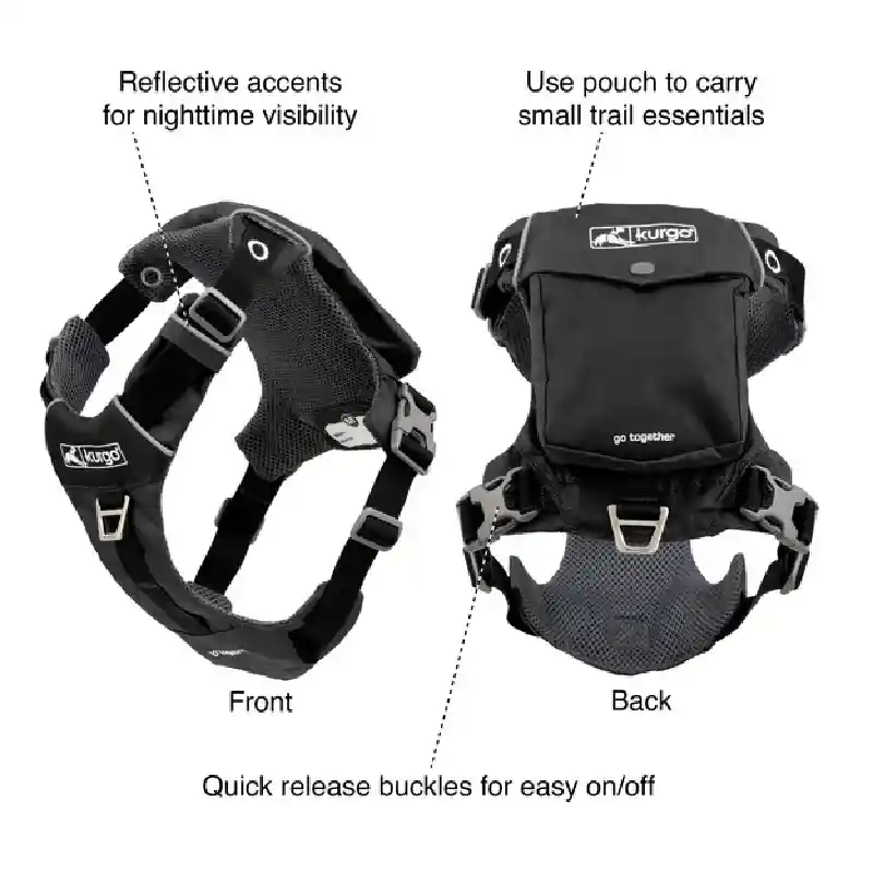 Stash N Dash Harness Black Sm