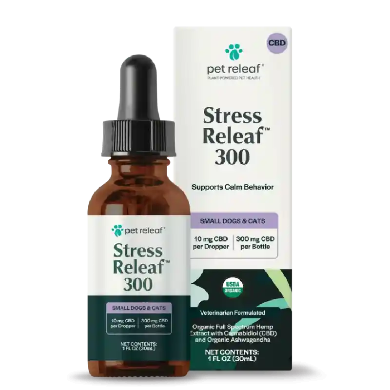 Pet Releaf Dog 300 Stress Releaf Hemp Oil 1 Oz