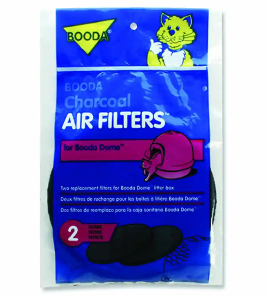 Booda Dome Cat Pan Fltr Lg 2pk