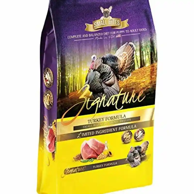 Zignature Lid Turkey Small Bite 4 Lbs