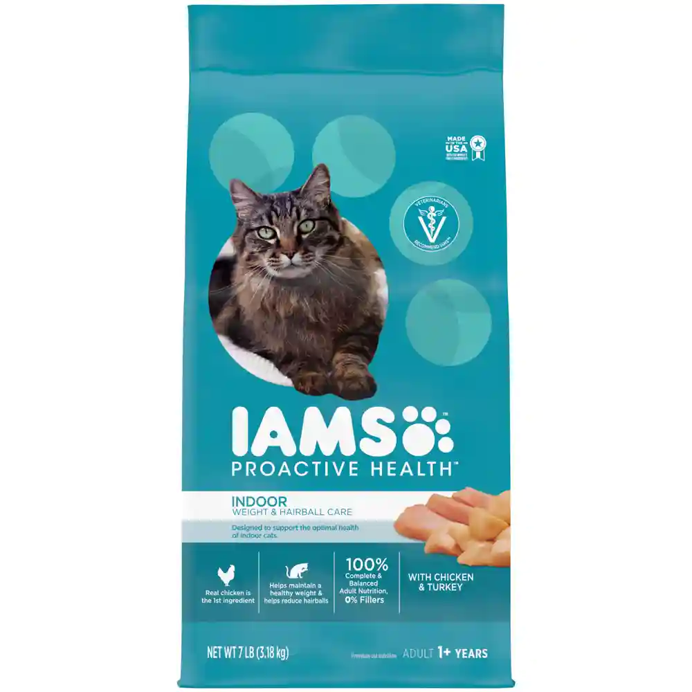 Iams Proactive Cat Indr Wt & Hairball 7 lb