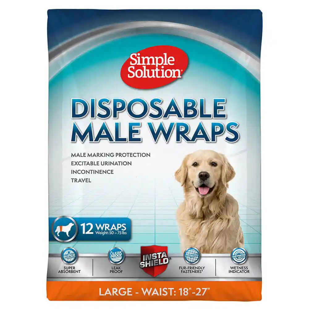 Disposable Male Wrap Lg 12pk