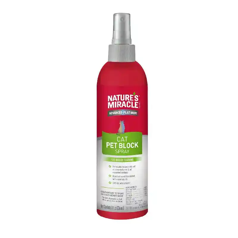 Nature S Miracle Adv Platinum Cat Pet Block Spray