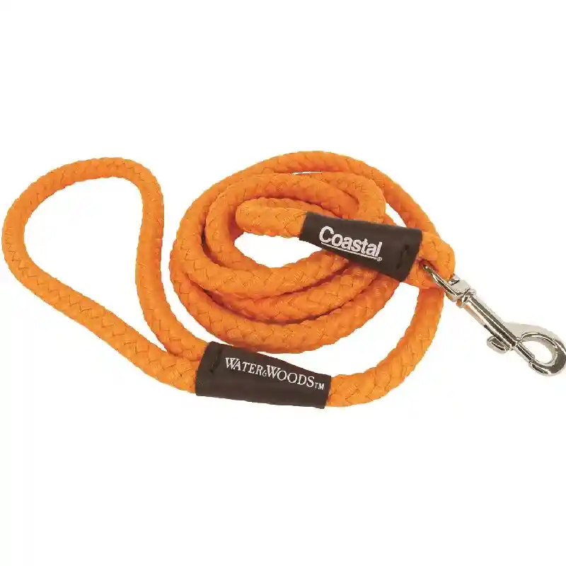 WW Braided Rope Snap Leash - Orange
