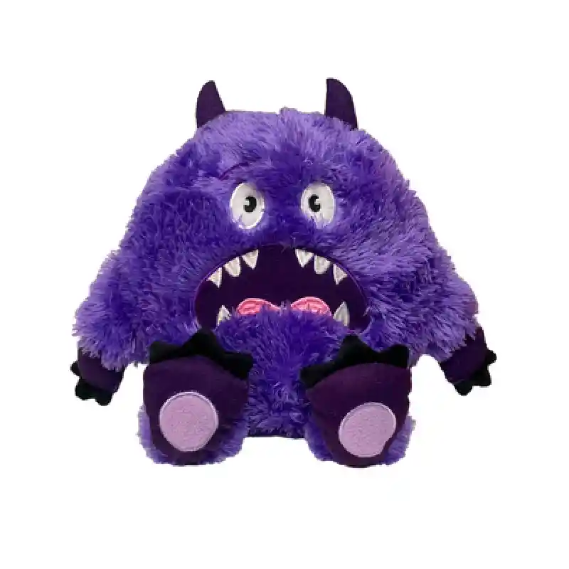 Fab Dog Fluffy Monster Purple Medium