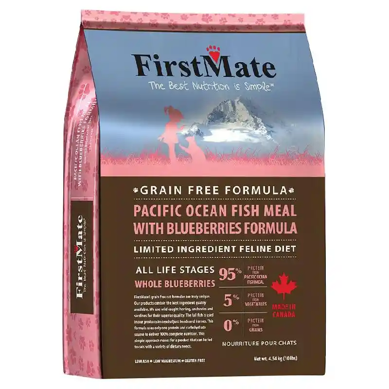 FirstMate GF Fish Blueberry Cat 10 lb
