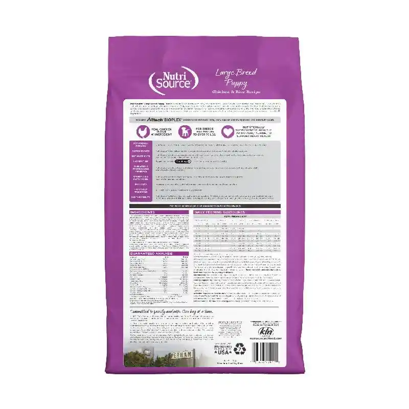 Large Breed Chicken & Rice Puppy, 26lb