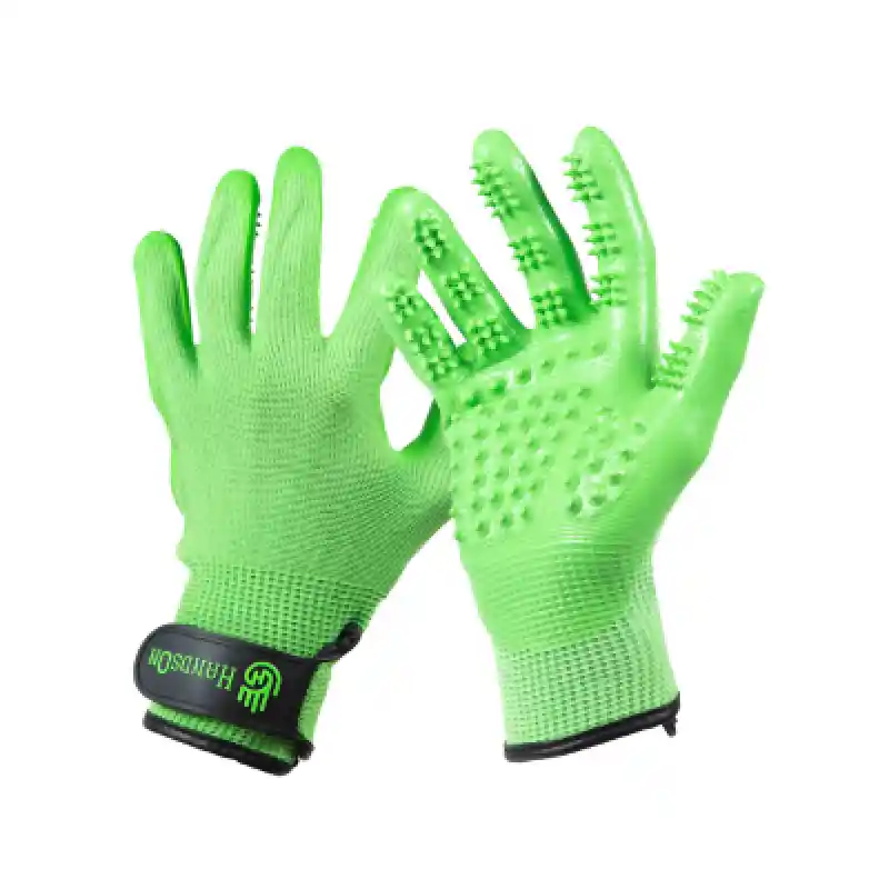 Bath/Groom Gloves Green Large