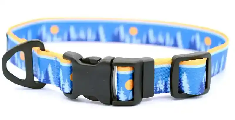 Outdoor Nylon Collar Frzn Forest Med