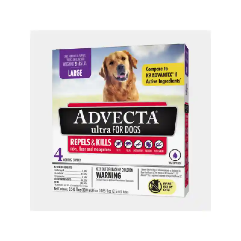 ADVECTA ULTRA LARGE DOG 21-55LBS 4PK