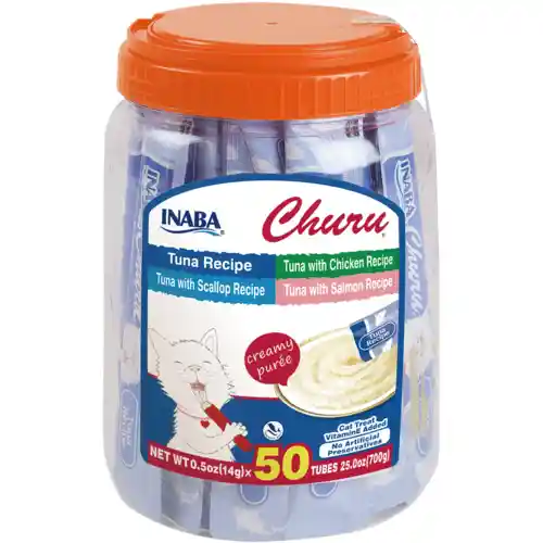 Inaba Churu Variety Pack Tuna .52oz 50pc