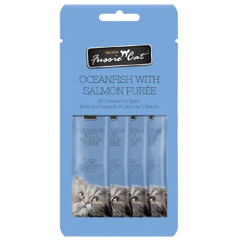 Fussie Cat Oceanfish/salmon .5-oz 4-pk