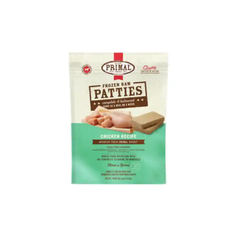 Primal K9 Chkn Form Patties 6#