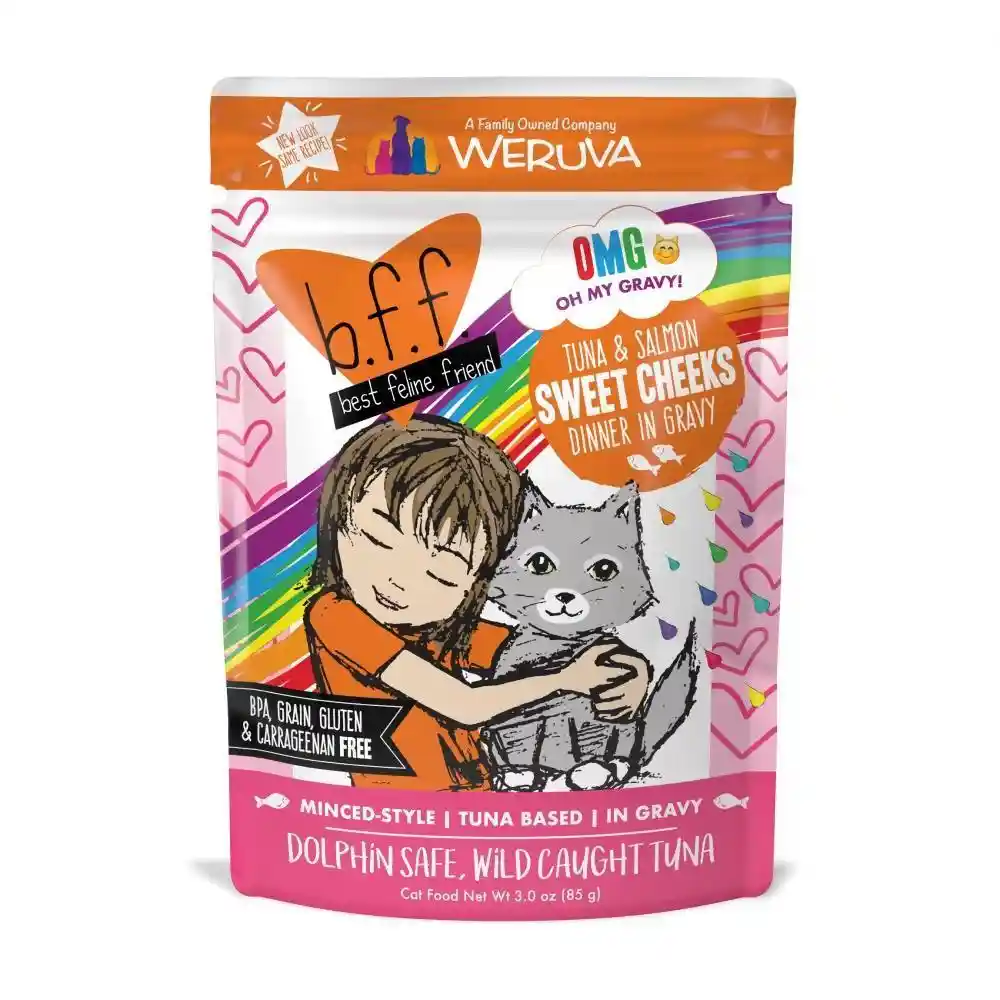 Bff Tuna & Slmn Sweet Chks Wet Cat Food-3 Oz