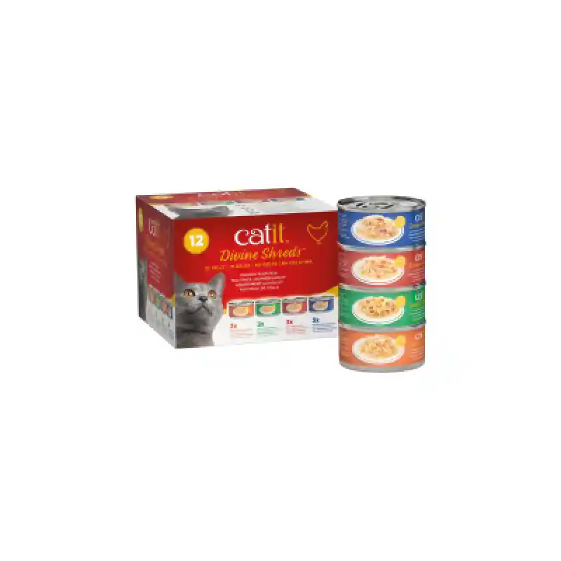 Catit Divine Shreds Chicken Multipack