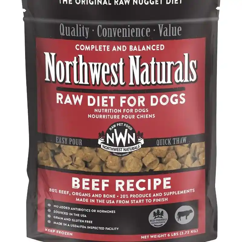 NWN Frozen Beef Dinner Nuggets Bag 6 Lb