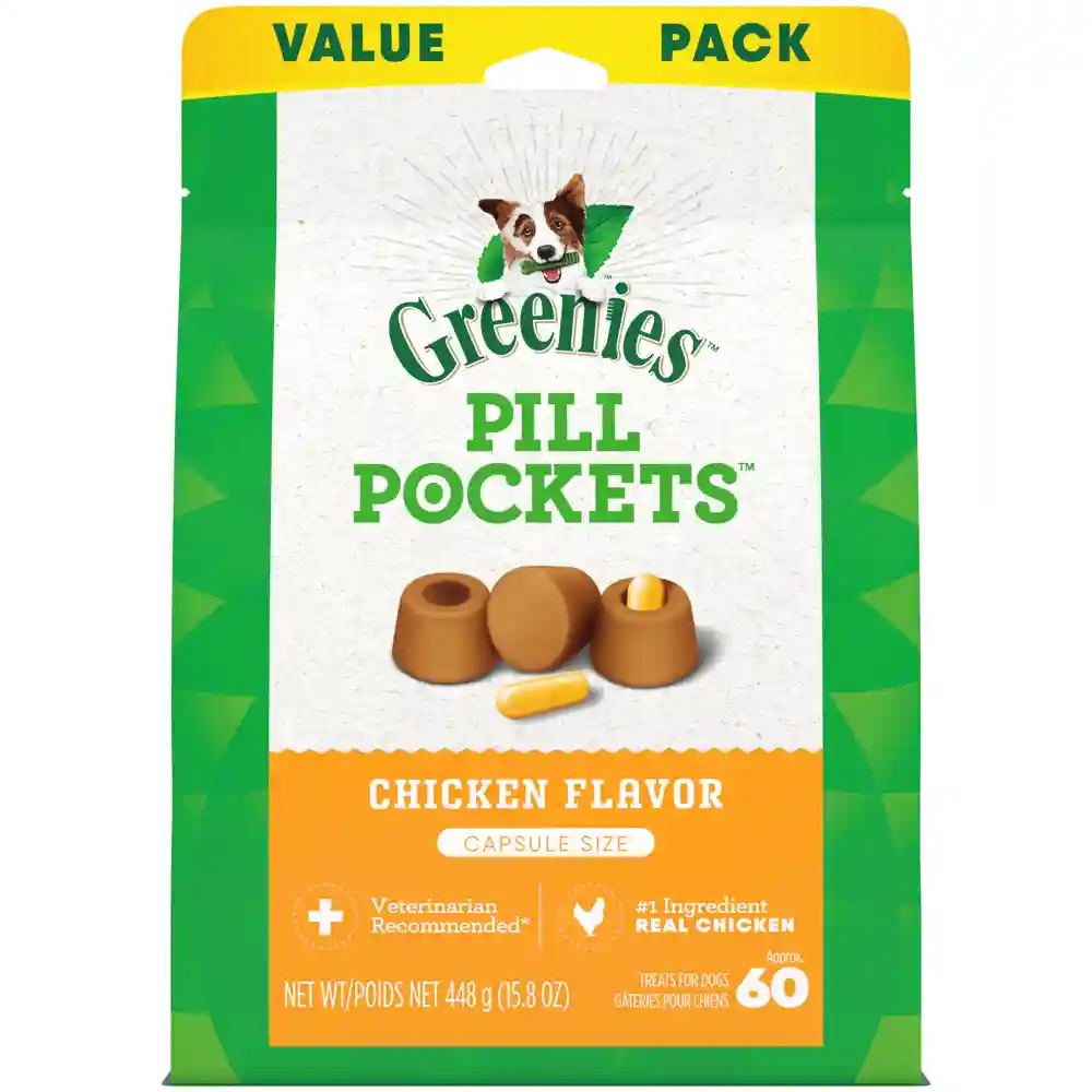 Pill Pockets Capsule Chicken Value 15.8 oz