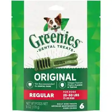 Greenies Trt Pk 6oz Regular