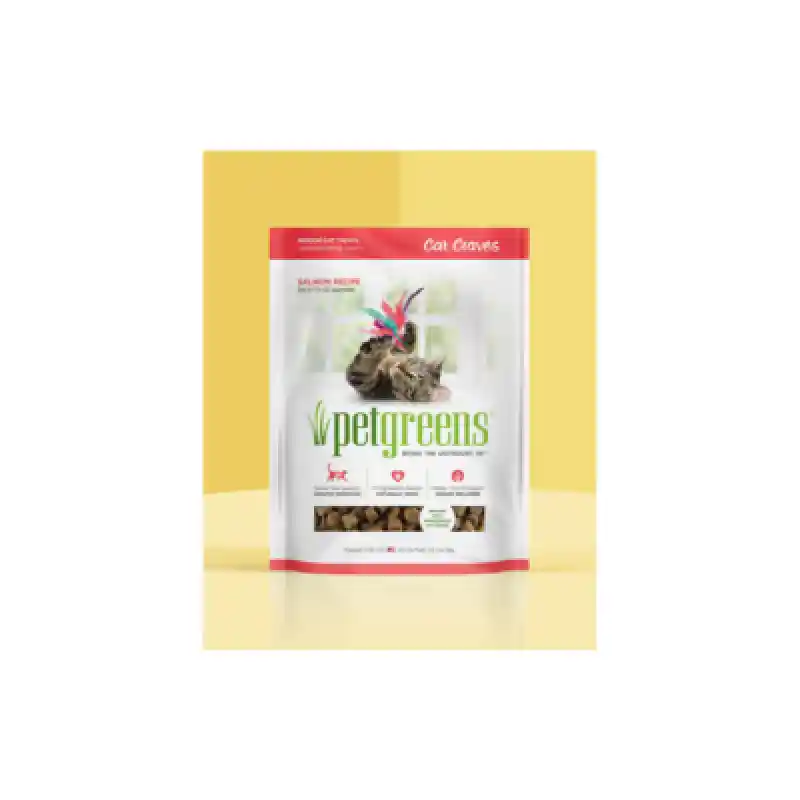 Salmon Cat Treat W/Wht Grass 3 Oz