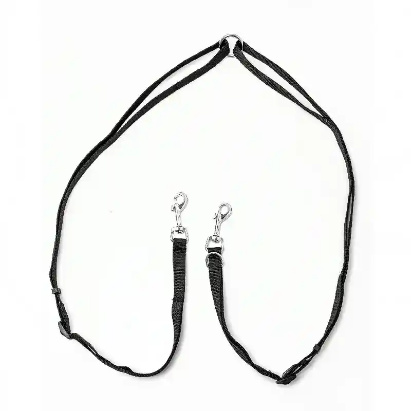 Ba Black Reflective Two Way Walk Lead