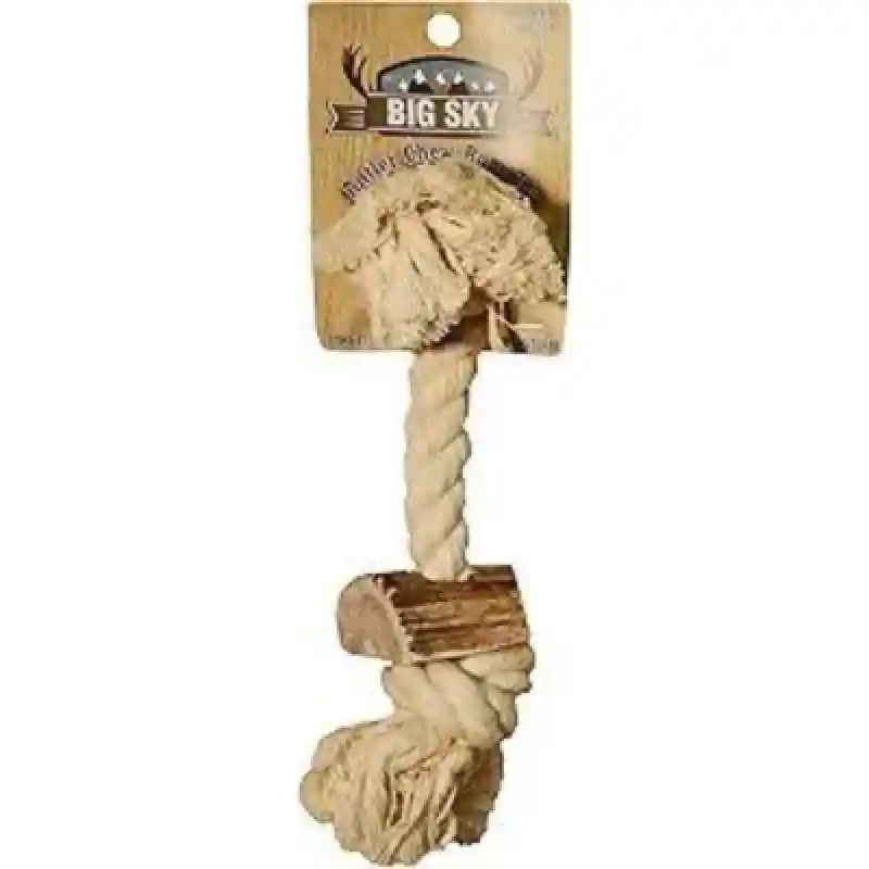 Big Sky Big Sky Antler W/ Rope Toy Sm by Scott Pet