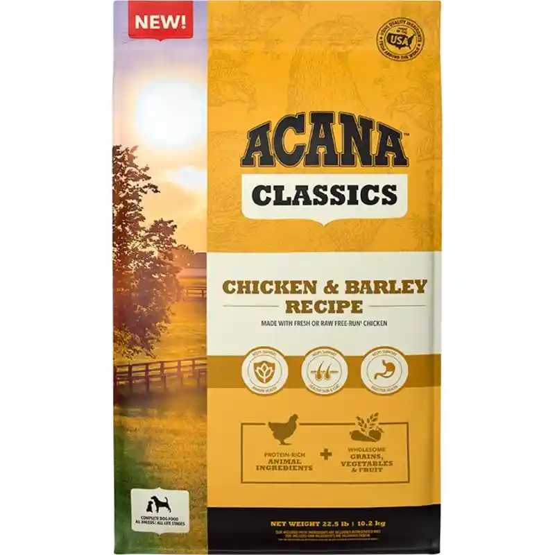 Acana Dog Classics Chicken Barley 22.5lb