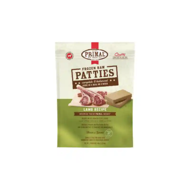 Primal K9 Lamb Form Patties 6#