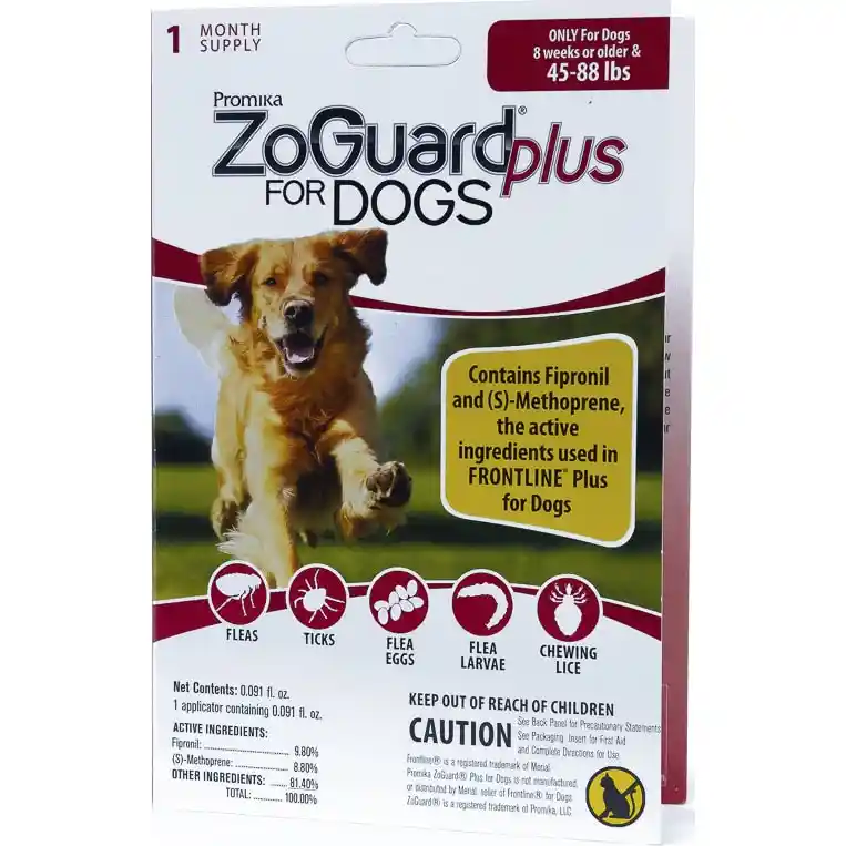 ZoGuard Plus for Dogs 45-88lb 1pk