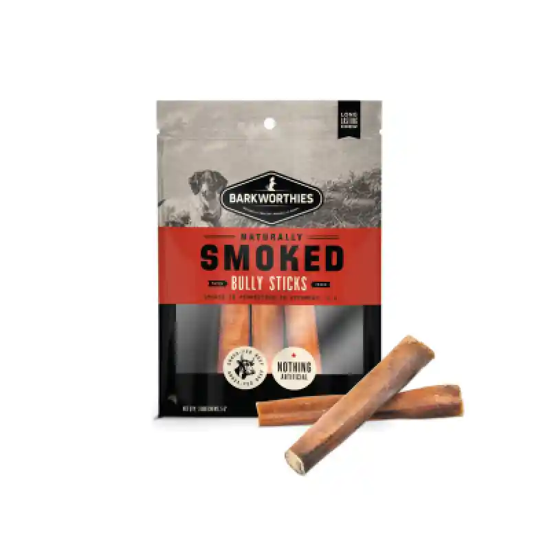 Smoked Bully Stick Thk 6' 3pk 2030687 Barkworthies