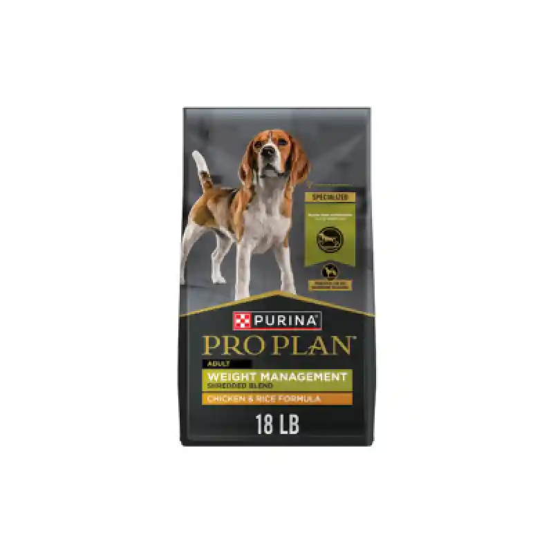 Pro Plan Weight Management Shredded Dog 18 Lbs