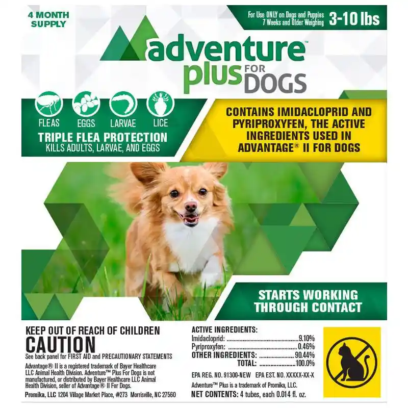 Adventure Plus For Dogs 3-10-Lb