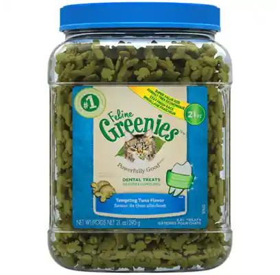 Feline Greenies Tempting Tuna - 21-oz Canister