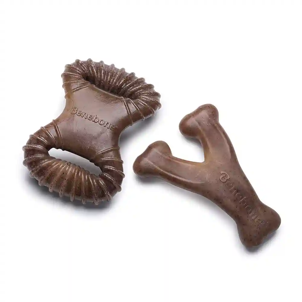 Benebone Tiny Bacon Wishbone/Dental Chew 2pk