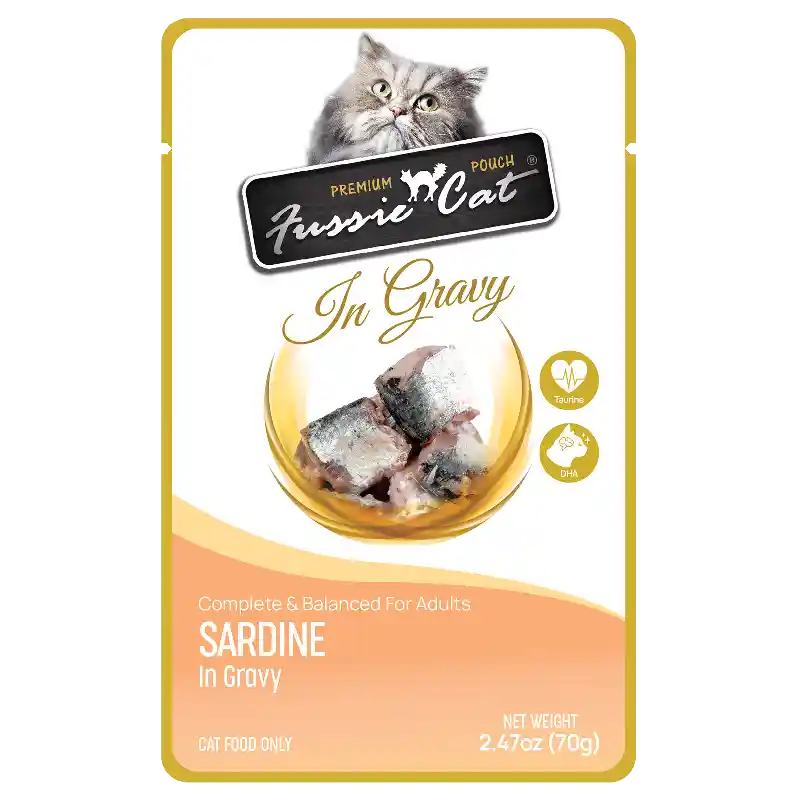 Fussie Cat FC Sard Gravy Pch 2.47oz by Pets Global Inc
