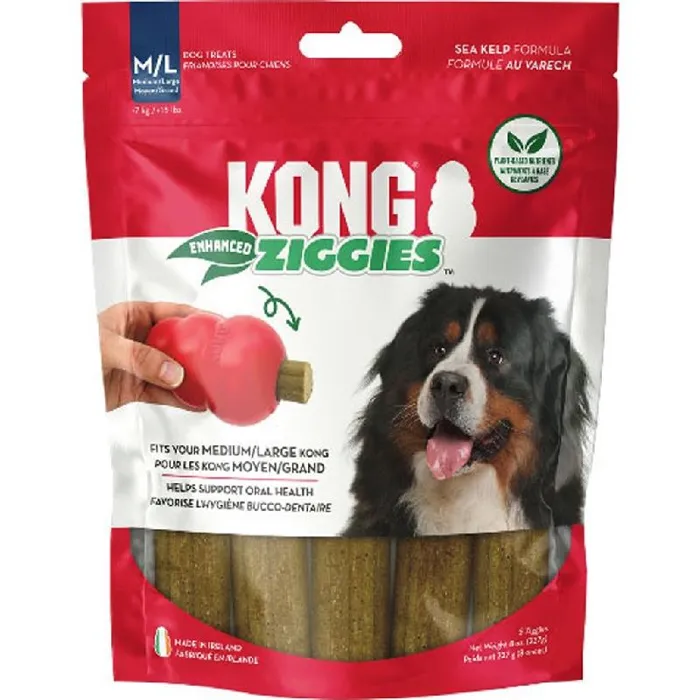 Kong Ziggies Enhanced Medium/large 8oz