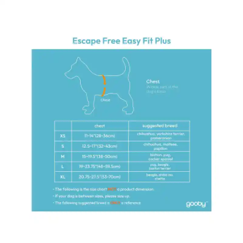 Gooby Escape Free Easy Fit Peach Lg