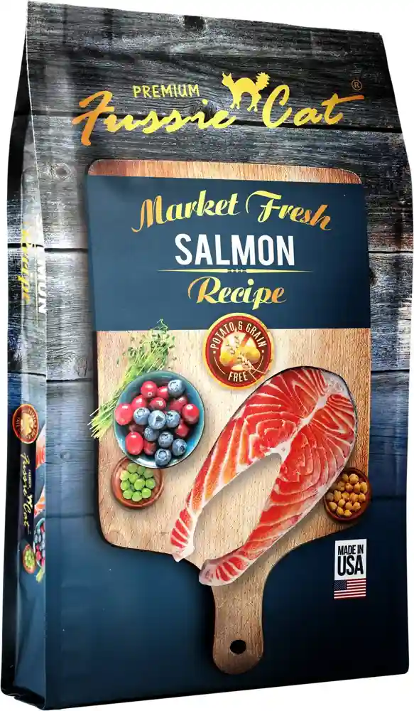 Market Fresh Salmon Recipe Grain-free Dry Cat Food 4-lb