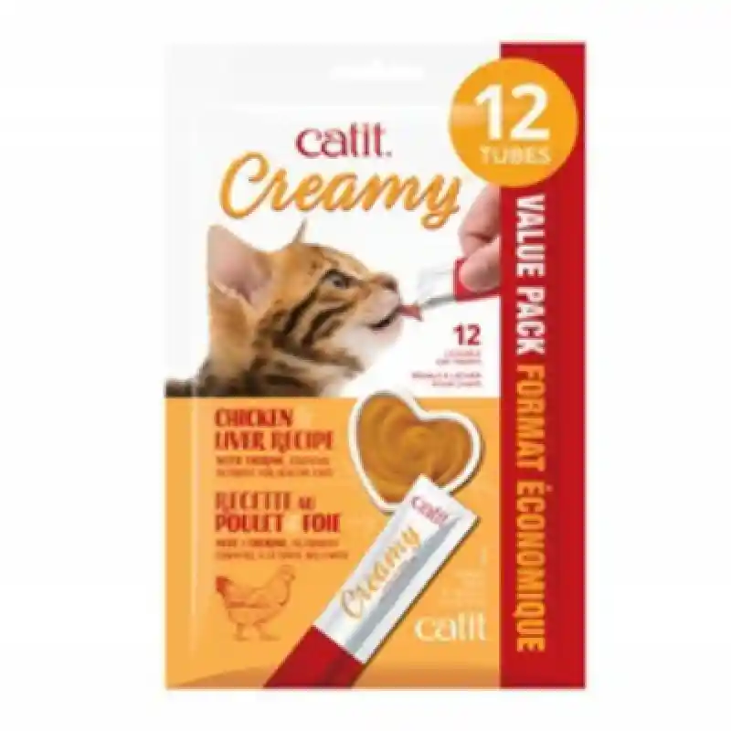 Catit Creamy Treat Chkn 12 Pk