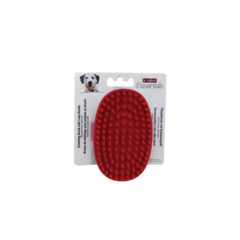 Le Salon Rubber Grooming Brush W/loop Handle;