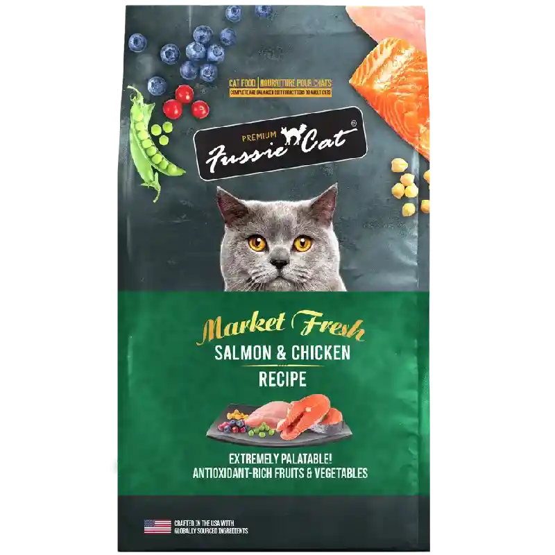 Fussie Cat Market Fresh Salmon Chicken 10lb