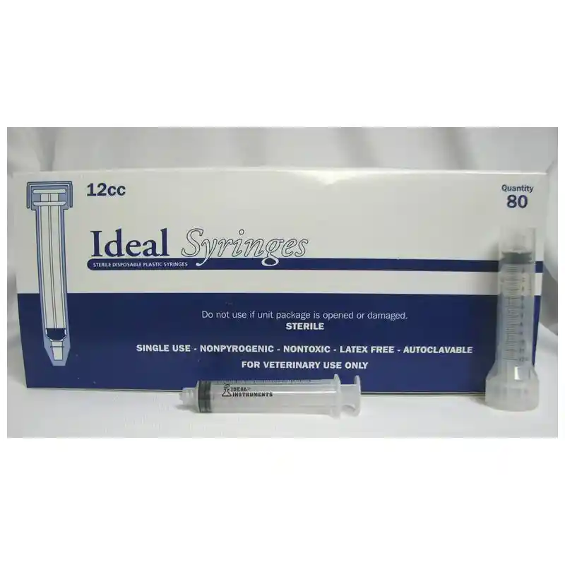 Disposable Syringe 12cc Luer Lock Tip
