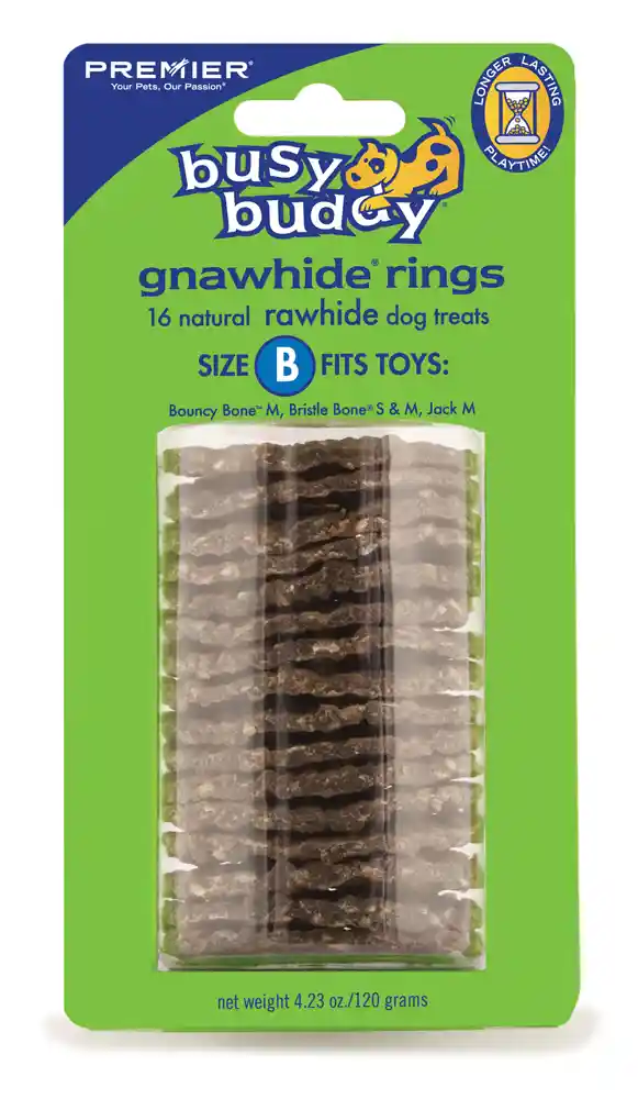 Busy Buddy Rawhide Ring Md Re